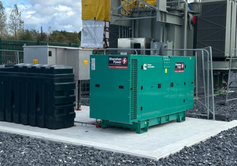 Cummins generator and fuel tank commissioned at solar farm in co offaly